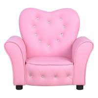 High quality Cheap Mini Pink leather Kids Sofa