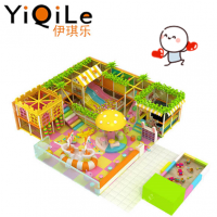 Romantic Autumn Amusement Park Customized Big Kids Playground Equipment High Quality Commercial Trampolines Park Kids Indoor pla