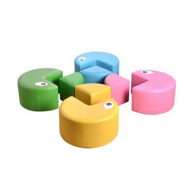 Hot selling Dongguan factory export soft children stool set preschool furniture