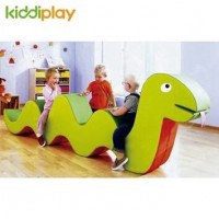 Hot Selling Cartoon Style Bright Green Color Kids Indoor Soft Play